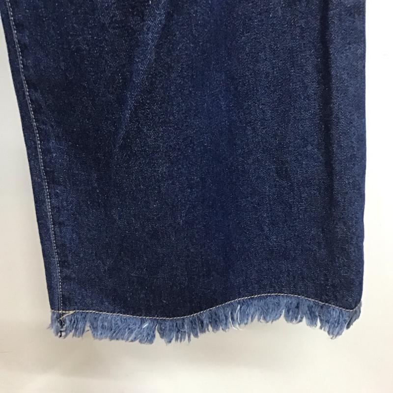 エヘカソポ ehka sopo パンツ デニム、ジーンズ 1405807 ワイドパンツ FREE 無地 インディゴ / インディゴ /  レディース USED 古着 中古 10107950