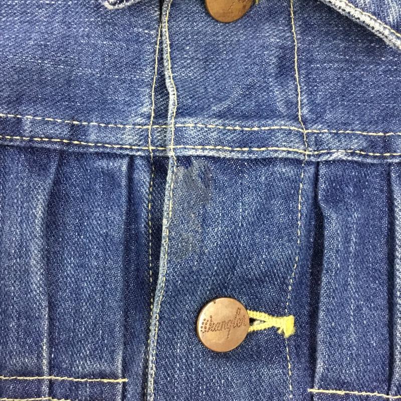 ラングラー Wrangler ジャケット、上着 ジャケット、ブレザー WS9107 Ron Herman デニムジャケット Gジャン XS 無地 青 / ブルー /  レディース USED 古着 中古 10107477
