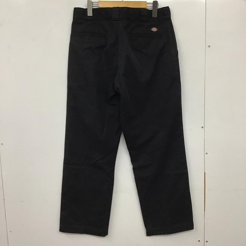 ディッキーズ Dickies パンツ ワークパンツ、ペインターパンツ ワークパンツ ワイドパンツ カジュアルパンツ 34インチ 無地 黒 / ブラック /  メンズ USED 古着 中古 10137652