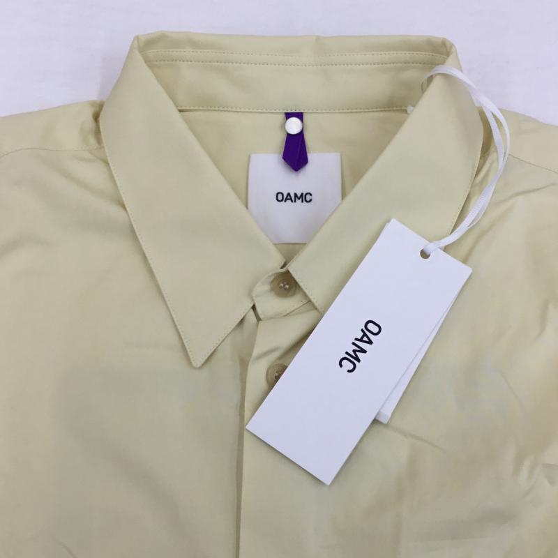 オーエーエムシー OAMC シャツ、ブラウス 長袖 OAMC 23E28OAU54COTOA005 XL 刺繍 X ワンポイント 黄 / イエロー /  メンズ USED 古着 中古 10128707