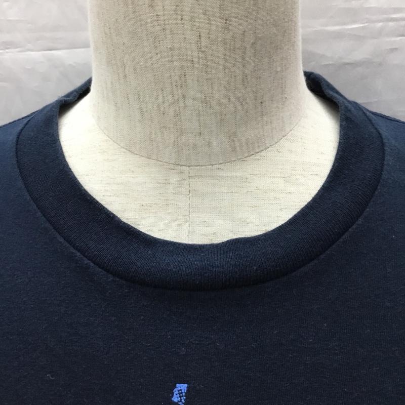 テンダーロイン TENDERLOIN Tシャツ 半袖 半袖カットソー プリントTシャツ クルーネックカットソー L プリント 紺 / ネイビー /  メンズ USED 古着 中古 10115159