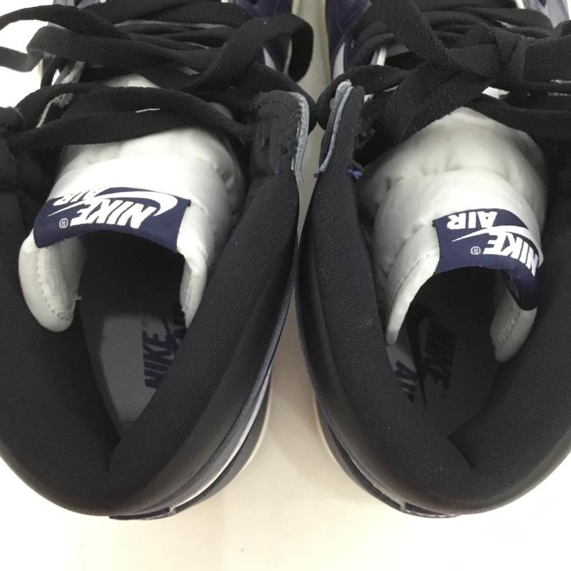 ナイキ NIKE スニーカー スニーカー DZ5485-401 AIR JORDAN 1 RETRO HIGH 28cm 箱有 28.0cm ロゴ、文字 白 / ホワイト / X 紺 / ネイビー / X 黒 / ブラック /  メンズ USED 古着 中古 10129907