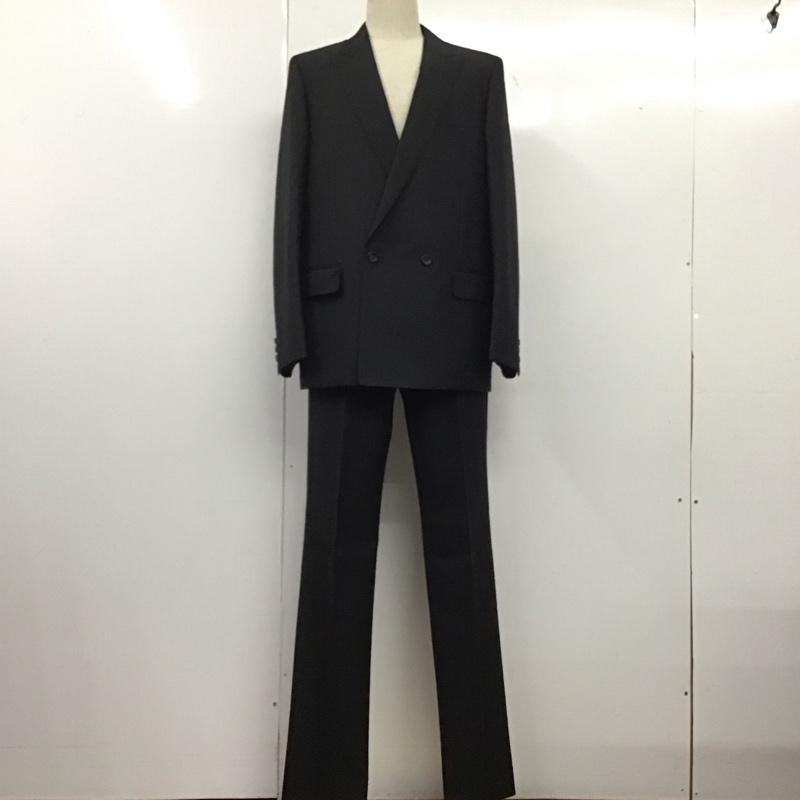 コムデギャルソンオムドゥ COMME des GARCONS HOMME DEUX セットアップ セットアップ セットアップ 長袖ジャケット スラックスパンツ 2点セット L ストライプ ダークグレー / ダークグレー /  メンズ USED 古着 中古 10145239