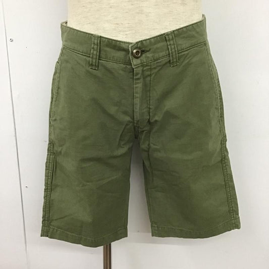 クオドロ quadro パンツ ショートパンツ ハーフパンツ ミリタリーパンツ ショートパンツ カジュアルパンツ 2 無地 カーキ / カーキ /  メンズ USED 古着 中古 10105604