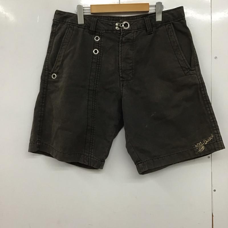 ディーゼル DIESEL パンツ ショートパンツ ショートパンツ ハーフパンツ カジュアルパンツ 32インチ ロゴ、文字 ダークグレー / ダークグレー /  メンズ USED 古着 中古 10147002