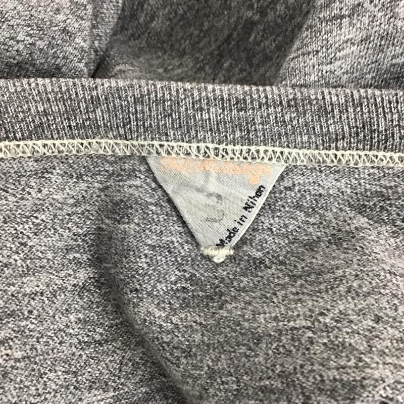 フィルメランジェ FilMelange Tシャツ 半袖 半袖カットソー プリントTシャツ クルーネックカットソー 3 無地 灰 / グレー /  メンズ USED 古着 中古 10125332