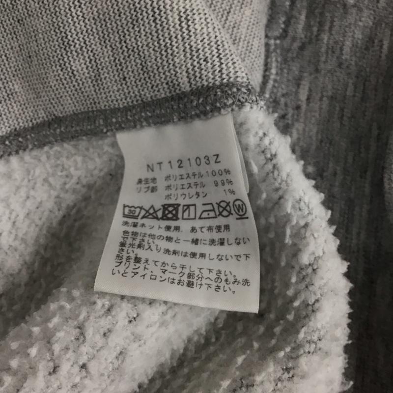 ザノースフェイス THE NORTH FACE パーカー 長袖 nt12103z 長袖パーカー フード付きパーカー プルオーバーパーカー M ロゴ、文字 灰 / グレー /  メンズ USED 古着 中古 10107681