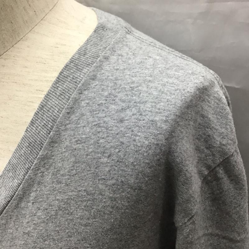 チャンピオン Champion Tシャツ 半袖 C8-H30J Vネック 胸ポケット XL ワンポイント 灰 / グレー /  メンズ USED 古着 中古 10117029