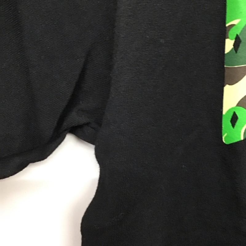 ベイプ BAPE Tシャツ 半袖 半袖カットソー プリントTシャツ クルーネックカットソー bbc M ロゴ、文字 黒 / ブラック /  メンズ USED 古着 中古 10145555
