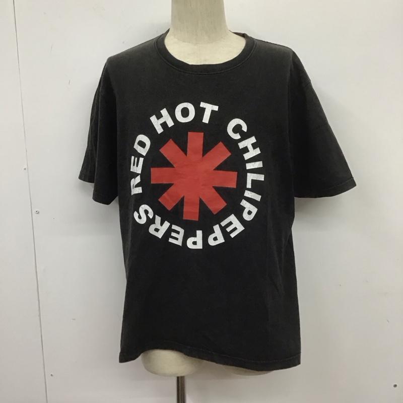 ザ ジーティーシー THE GTS Tシャツ 半袖 RED HOT CHILI PEPPERS バンドT クルーネック ロゴ、文字 黒 / ブラック /  メンズ USED 古着 中古 10107650