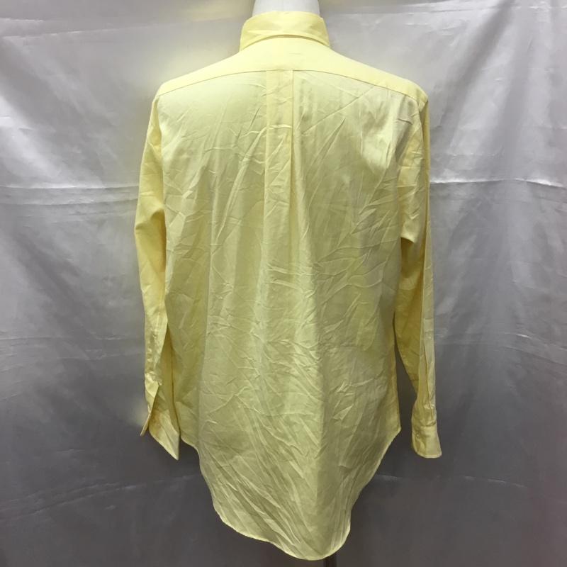 ラルフローレン RALPHLAUREN シャツ、ブラウス 長袖 長袖シャツ カラーシャツ ボタンダウンシャツ 長袖カットソー ロゴ、文字 黄 / イエロー /  メンズ USED 古着 中古 10115121