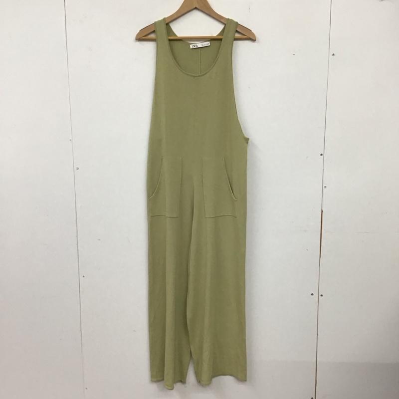 ザラ ZARA サロペット・オーバーオール サロペット、オーバーオール S 無地 薄緑 / ライトグリーン /  レディース USED 古着 中古 10137454
