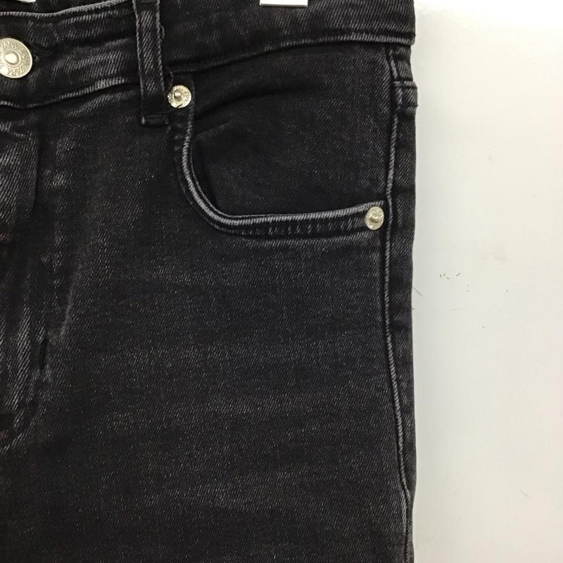 ザラ ZARA パンツ デニム、ジーンズ 38 無地 黒 / ブラック /  レディース USED 古着 中古 10150438