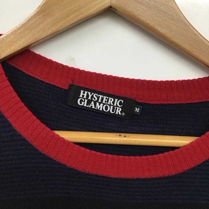 ヒステリックグラマー HYSTERIC GLAMOUR ニット、セーター 長袖 長袖ニットカットソー ニット セーター クルーネックニット M 無地 マルチカラー / マルチカラー /  メンズ USED 古着 中古 10117908
