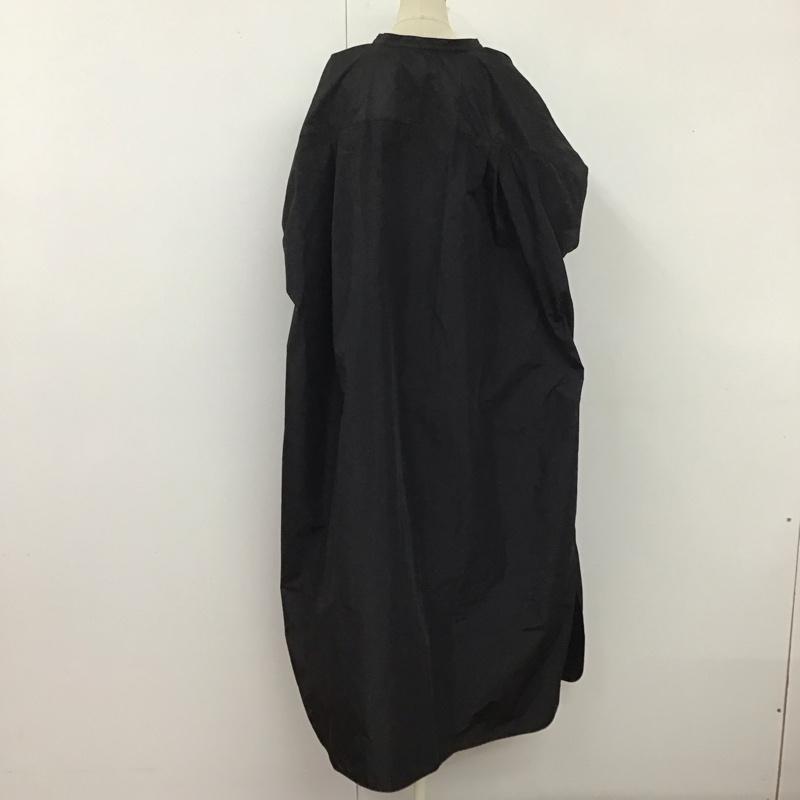 ニジュウサンク 23区 ワンピース ロングスカート 半袖ロングワンピース フレアスカート Vネック 44 無地 黒 / ブラック /  レディース USED 古着 中古 10122499