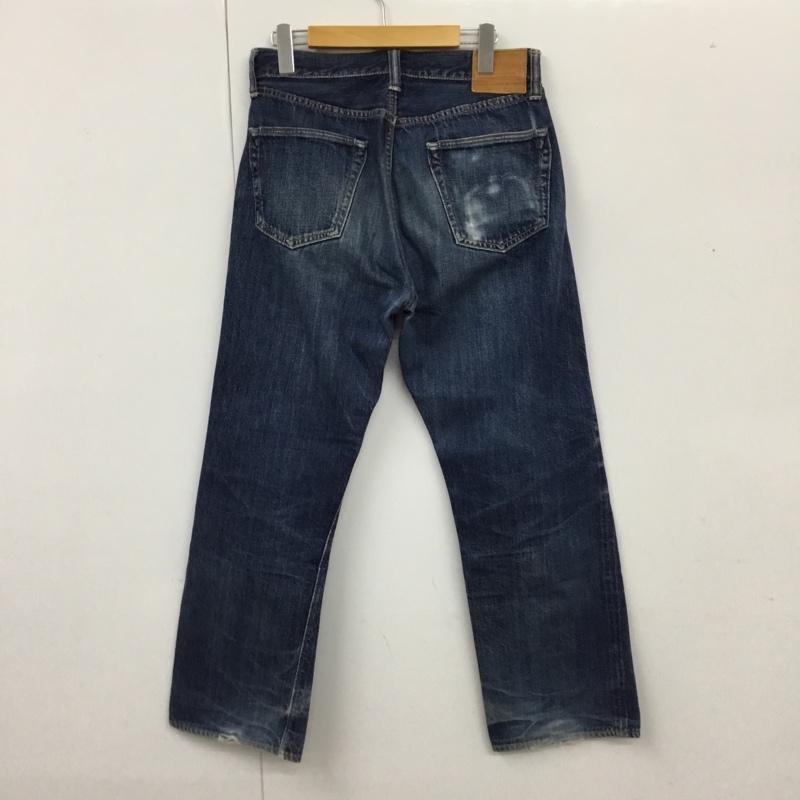 ウエアハウス WAREHOUSE パンツ デニム、ジーンズ デニムパンツ ストレートパンツ ワイドパンツ カジュアルパンツ 33インチ 無地 インディゴ / インディゴ /  メンズ USED 古着 中古 10109493