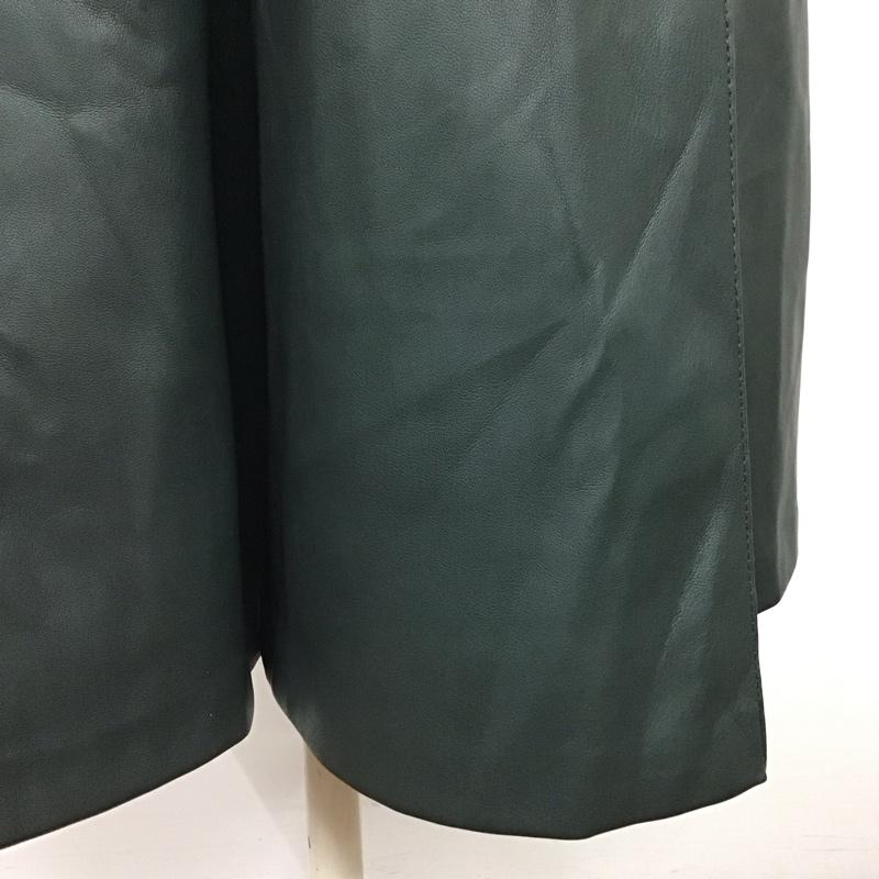 ザラ ZARA スカート ロングスカート 8073 273 501 フェイクレザー XS 無地 黒 / ブラック /  レディース USED 古着 中古 10122039