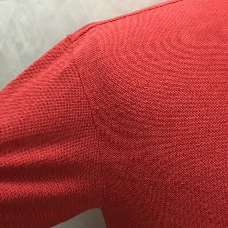 ラコステ LACOSTE ポロシャツ 半袖 ワニ ワンポイント 赤 / レッド /  メンズ USED 古着 中古 10115528