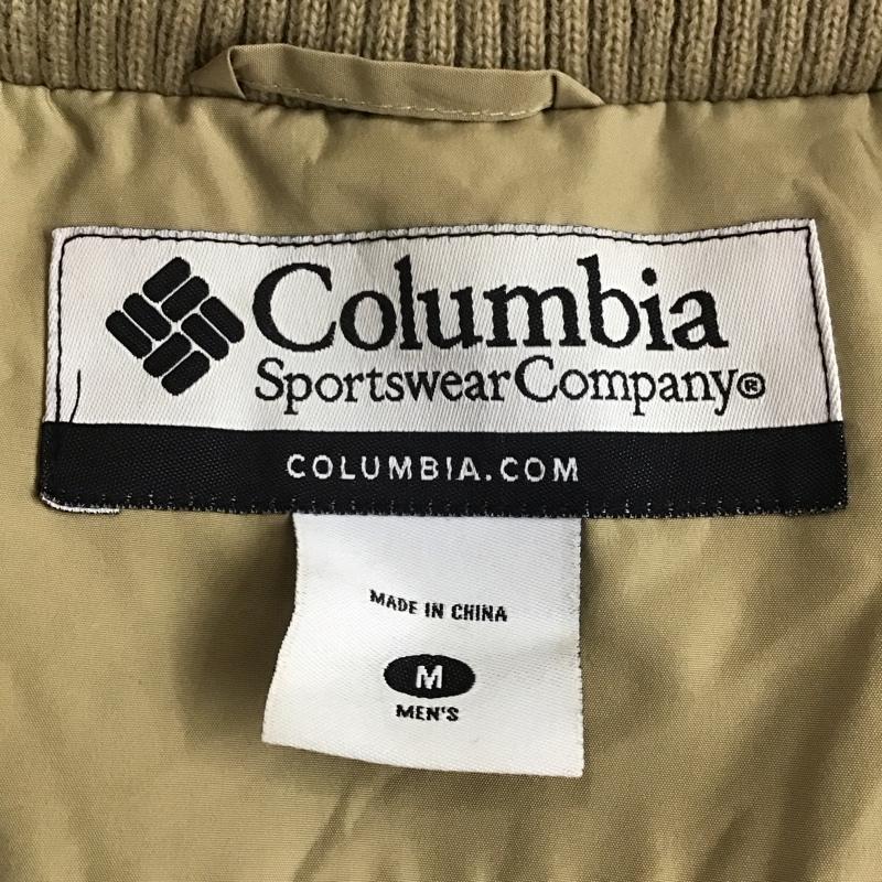 コロンビア Columbia ジャケット、上着 ダウンジャケット ジップアップジャケット ジャンパー ジャケット カジュアルジャケット アウター M 無地 ベージュ / ベージュ /  メンズ USED 古着 中古 10124841