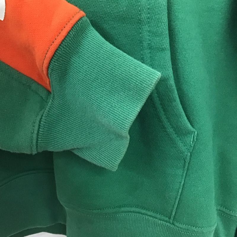 シュプリーム Supreme パーカー 長袖 長袖パーカー プルオーバーパーカー スウェット M ロゴ、文字 橙 / オレンジ / X 緑 / グリーン /  メンズ USED 古着 中古 10146235