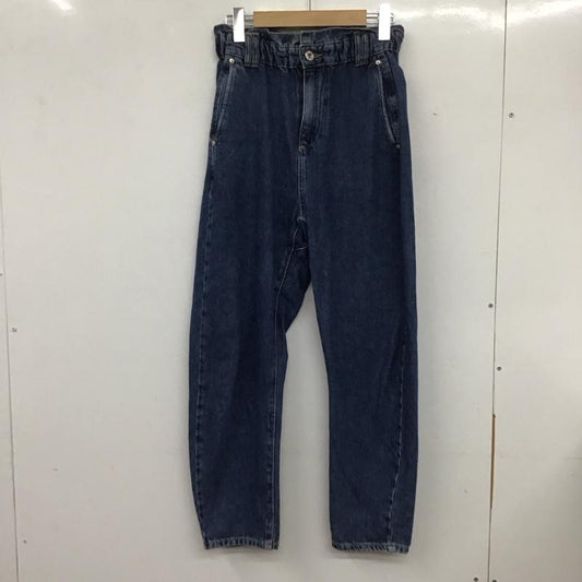 ザラ ZARA パンツ デニム、ジーンズ 5862/152/407 34 無地 インディゴ / インディゴ /  レディース USED 古着 中古 10133738
