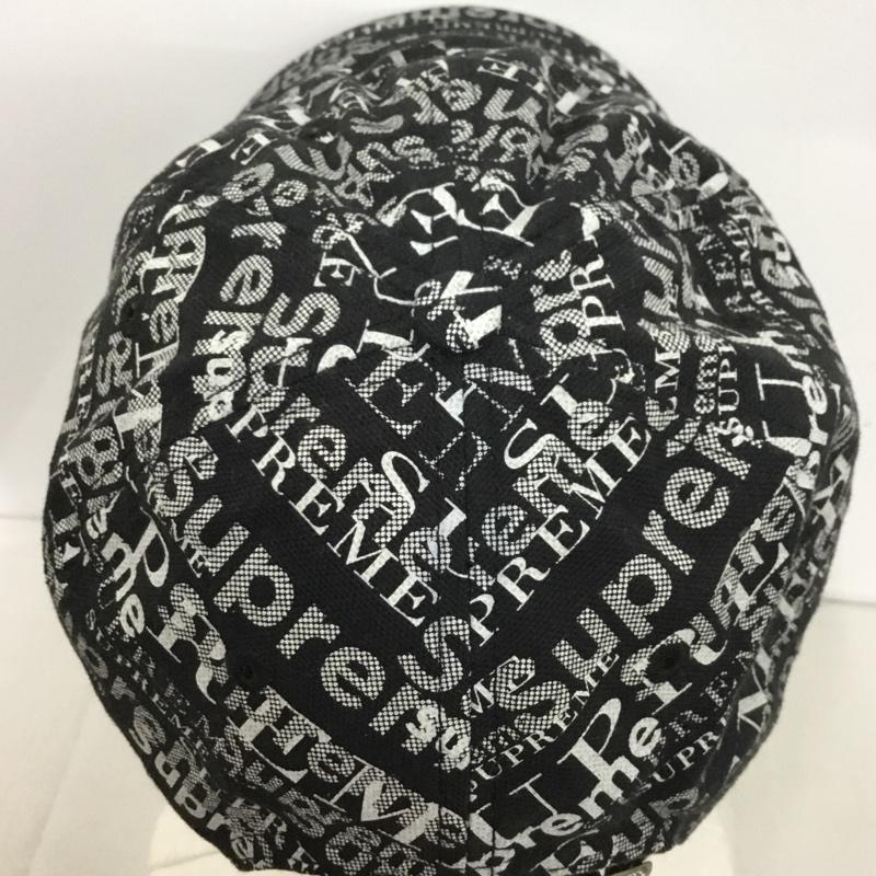 シュプリーム Supreme 帽子 キャップ 20FW Logo Pattern 6Panel cap 総柄 ロゴ、文字 黒 / ブラック /  メンズ USED 古着 中古 10144844