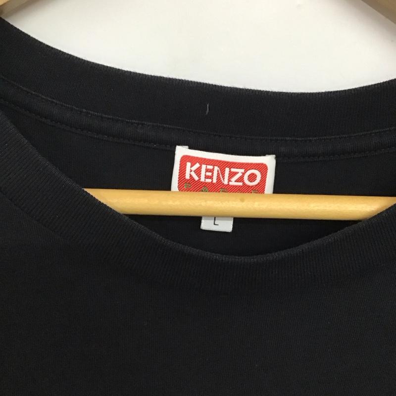 ケンゾー KENZO Tシャツ 半袖 半袖カットソー プリントTシャツ クルーネックカットソー nigo L プリント 黒 / ブラック /  メンズ USED 古着 中古 10142101