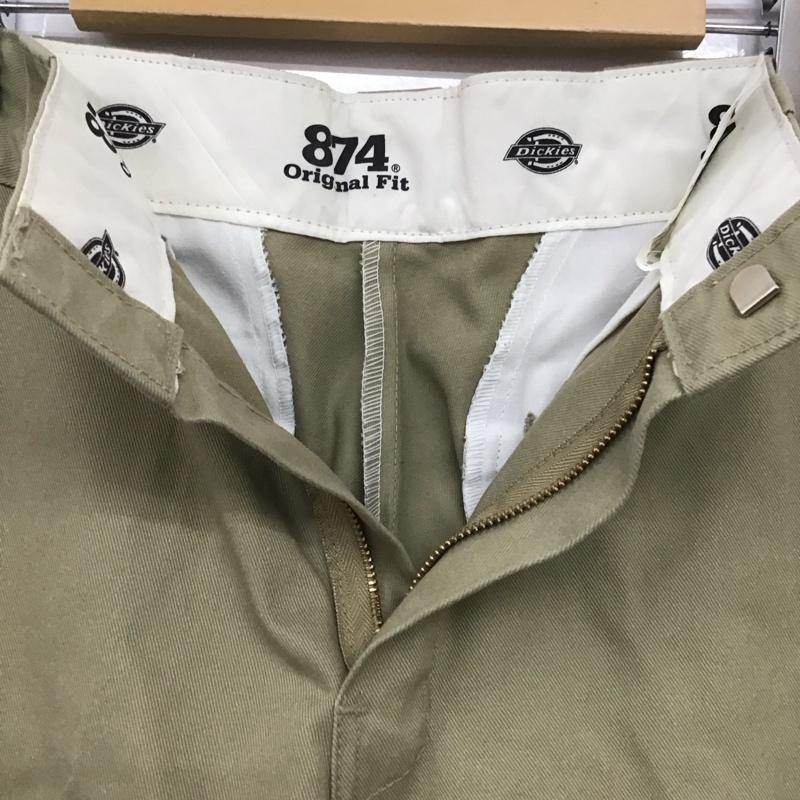 ディッキーズ Dickies パンツ ワークパンツ、ペインターパンツ ワークパンツ チノパン ワイドパンツ 30インチ 無地 ベージュ / ベージュ /  メンズ USED 古着 中古 10146100