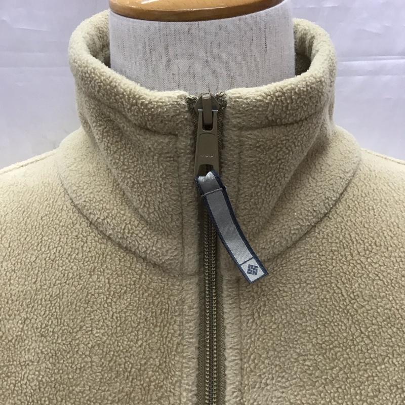 コロンビア Columbia ジャケット、上着 ジャンパー、ブルゾン フリース L 無地 ベージュ / ベージュ /  メンズ USED 古着 中古 10122066