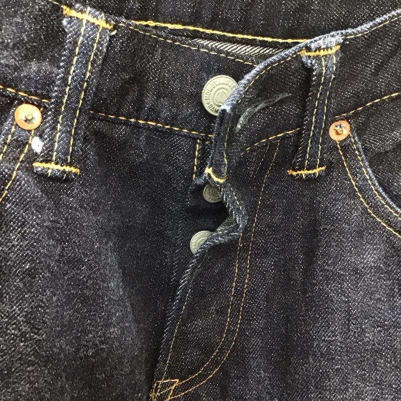 モモタロウジーンズ 桃太郎ジーンズ パンツ デニム、ジーンズ デニムパンツ ストレートパンツ カジュアルパンツ ジーンズ 29インチ 無地 インディゴ / インディゴ /  メンズ USED 古着 中古 10110983