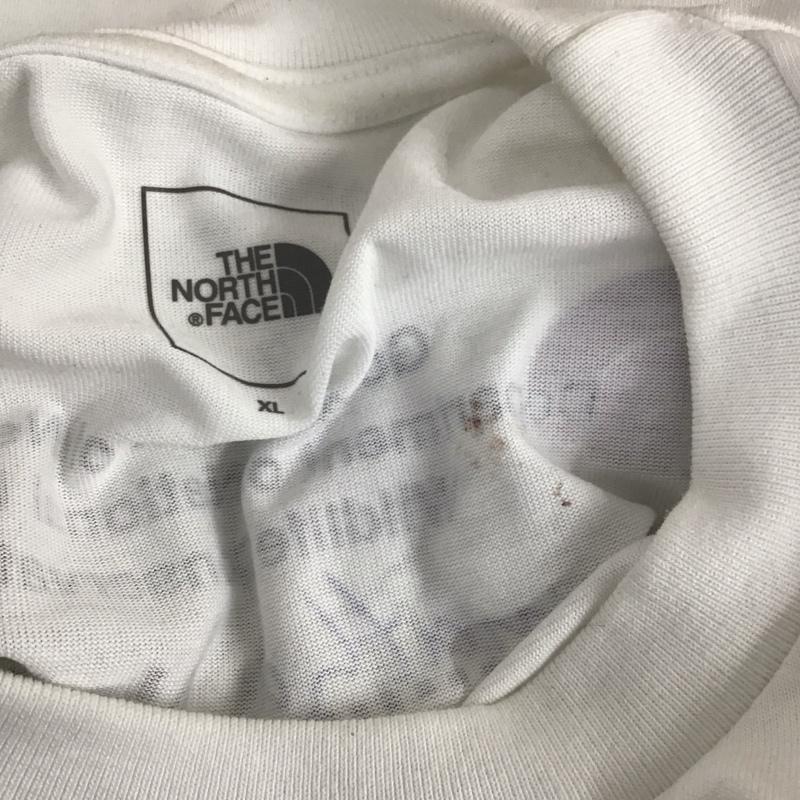 ザノースフェイス THE NORTH FACE Tシャツ 半袖 nt32439 XL プリント X ロゴ、文字 白 / ホワイト /  メンズ USED 古着 中古 10119735