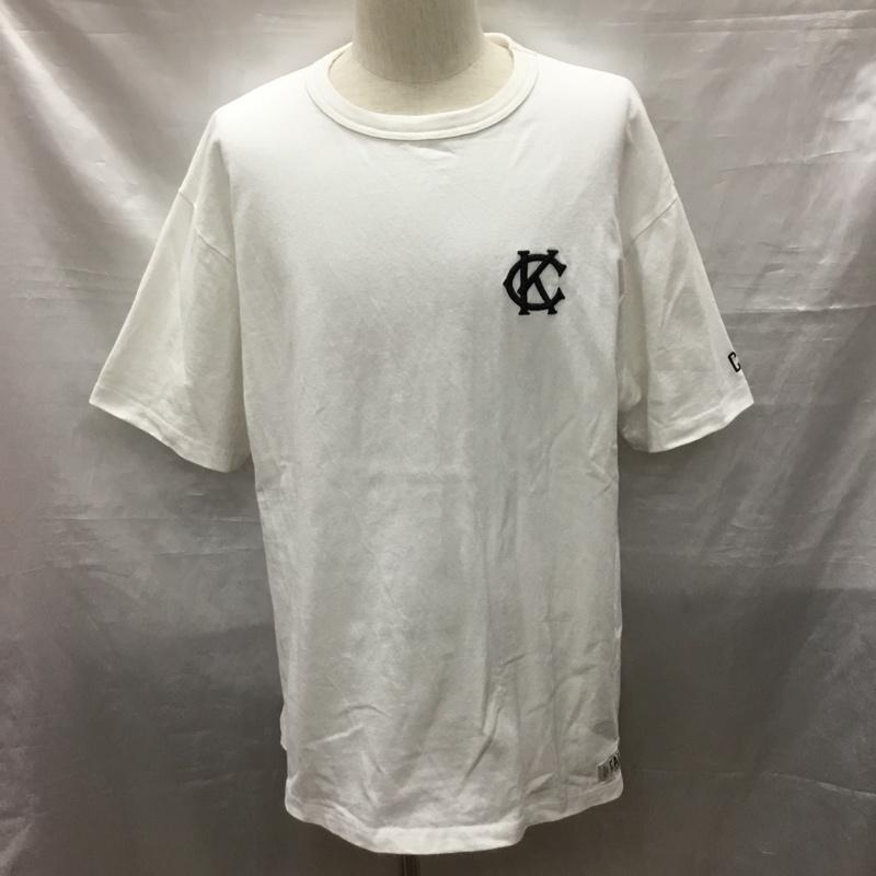 ケボズ KEBOZ Tシャツ 半袖 CALEE コラボ Tシャツ L ロゴ、文字 白 / ホワイト /  メンズ USED 古着 中古 10118949