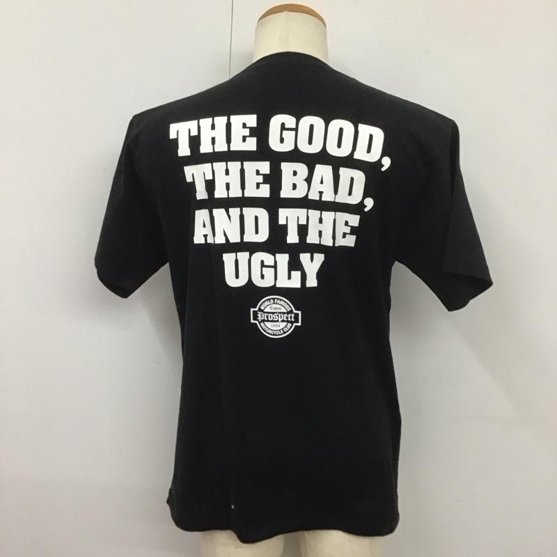 プロスペクト PROSPECT Tシャツ 半袖 L ロゴ、文字 黒 / ブラック /  メンズ USED 古着 中古 10126594