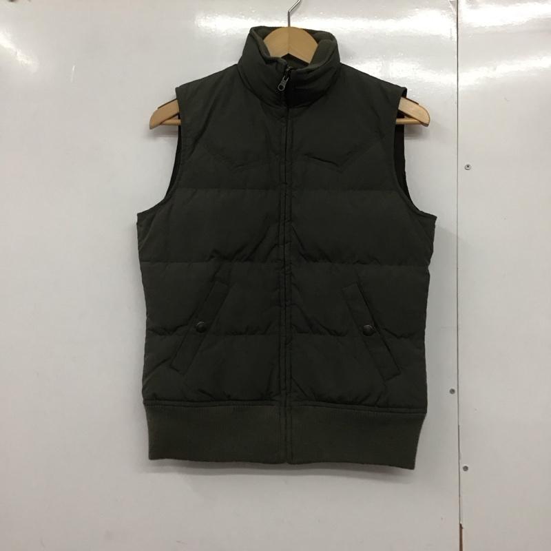 リーバイス Levi s ベスト ベスト ダウンベスト M 無地 カーキ / カーキ /  レディース USED 古着 中古 10141716