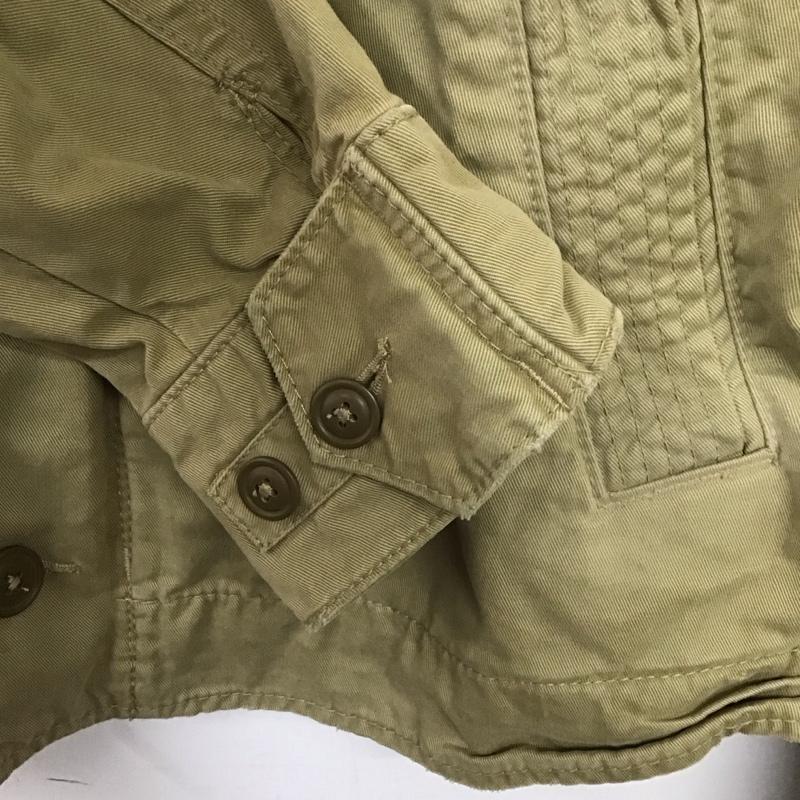 アバクロンビーアンドフィッチ ABERCROMBIE&FITCH ジャケット、上着 ジャケット、ブレザー カジュアルジャケット アウター カラージャケット XL ロゴ、文字 ベージュ / ベージュ /  メンズ USED 古着 中古 10139048
