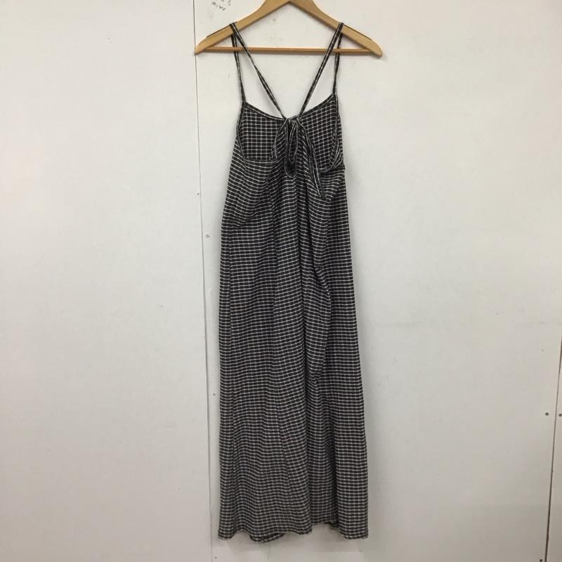 フレームス レイカズン frames RAY CASSIN ワンピース ロングスカート FREE チェック 白 / ホワイト / X 黒 / ブラック /  レディース USED 古着 中古 10128900