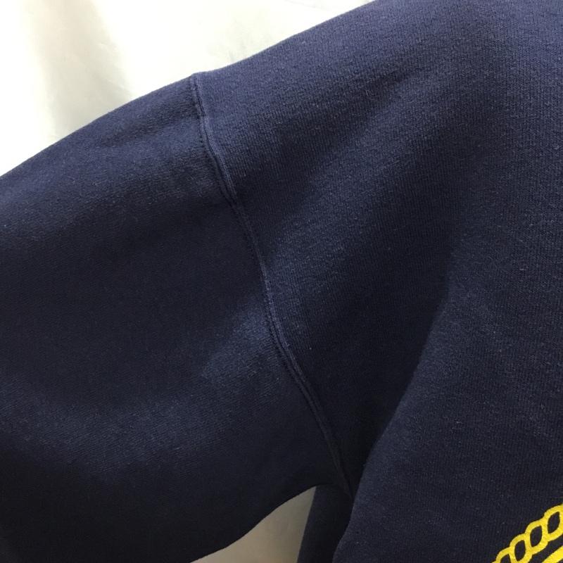 古着 USED トレーナー 長袖 ミリタリー トレーナー u.s.navy 古着 クルーネック スウェット ロゴ、文字 紺 / ネイビー /  メンズ USED 古着 中古 10121926
