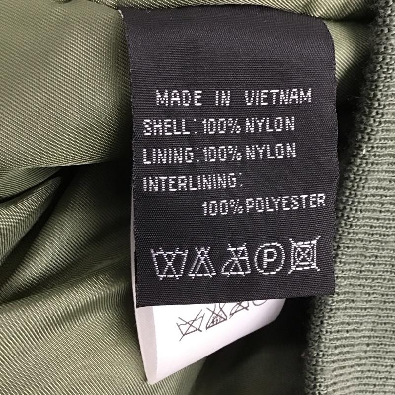 アルファインダストリー Alpha Industries ジャケット、上着 ジャンパー、ブルゾン ジップアップジャケット ジャンパー ジャケット ミリタリージャケット アウター M 無地 カーキ / カーキ /  メンズ USED 古着 中古 10124157