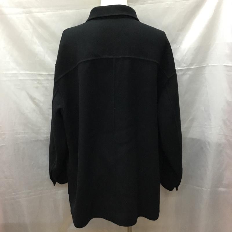 ユニクロ UNIQLO ジャケット、上着 ジャケット、ブレザー 311-446359 オーバーサイズシャツジャケット カジュアルジャケット XXL 無地 黒 / ブラック /  メンズ USED 古着 中古 10115204