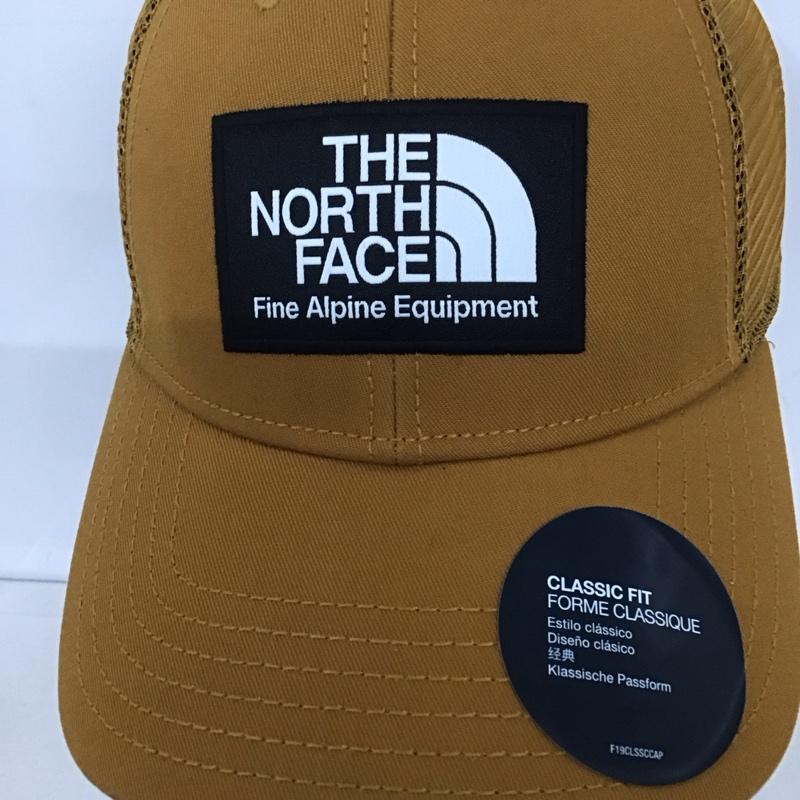 ザノースフェイス THE NORTH FACE 帽子 キャップ NF0A5FXA MUDDER TRUCKER メッシュキャップ タグ付き ロゴ、文字 キャメル / キャメル /  メンズ USED 古着 中古 10132507