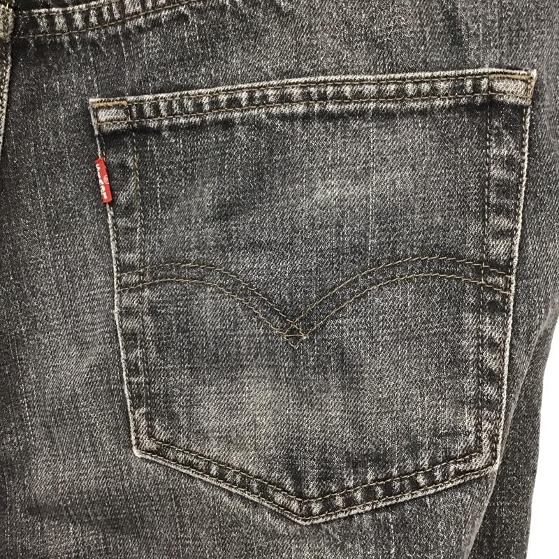 リーバイス Levi s パンツ デニム、ジーンズ 533 W36 L32 36インチ 無地 黒 / ブラック /  メンズ USED 古着 中古 10114336
