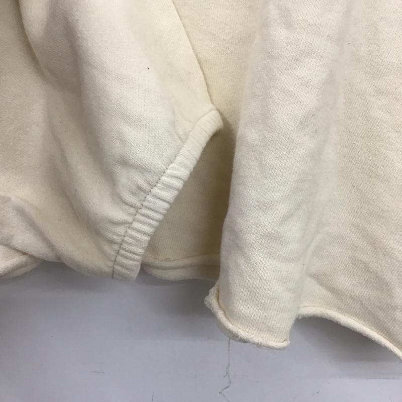 ザラ ZARA TRAFALUC トレーナー 長袖 長袖トレーナー スウェット クルーネック プルオーバー M プリント アイボリー / アイボリー /  レディース USED 古着 中古 10136099