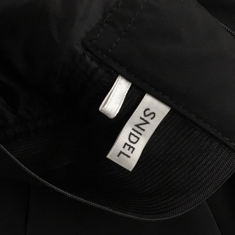スナイデル SNIDEL スカート ロングスカート ロングスカート フレアスカート カジュアルスカート 1 無地 黒 / ブラック /  レディース USED 古着 中古 10149552