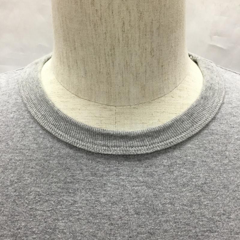 フラットヘッド FLATHEAD Tシャツ 半袖 38 プリント 灰 / グレー /  メンズ USED 古着 中古 10109608