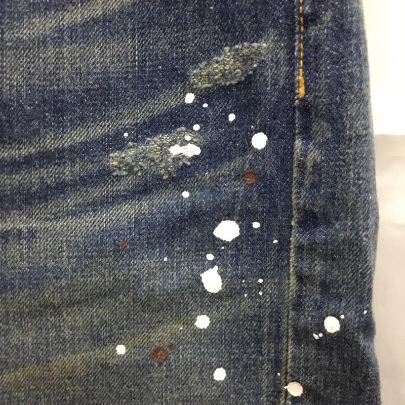 リーバイス Levi s パンツ ショートパンツ デニム 32インチ 無地 インディゴ / インディゴ /  メンズ USED 古着 中古 10108815