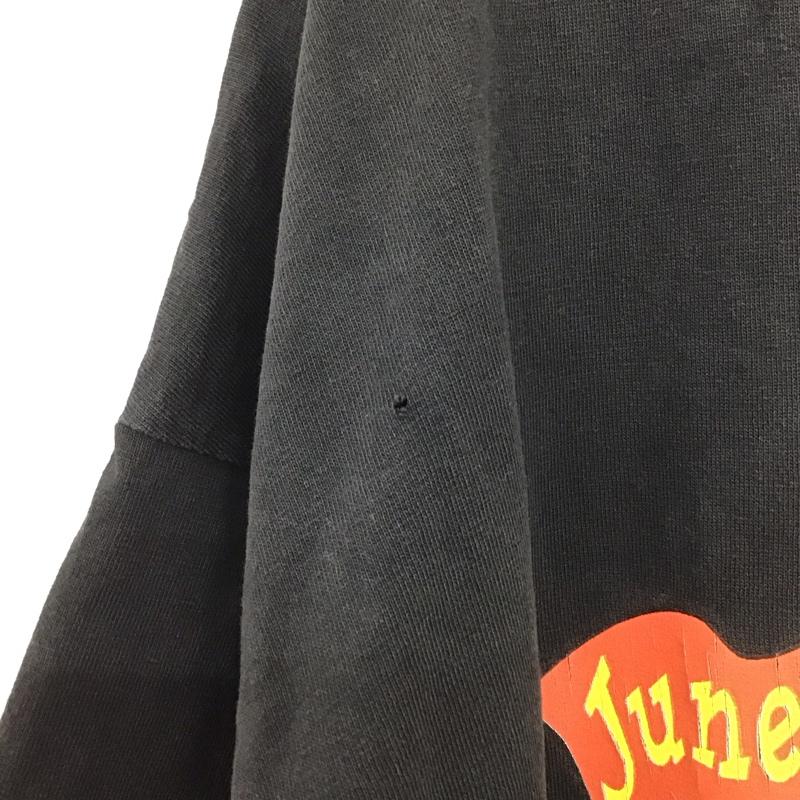 古着 USED Tシャツ 半袖 半袖カットソー プリントTシャツ クルーネックカットソー 古着 XL プリント ダークグレー / ダークグレー /  メンズ USED 古着 中古 10148812