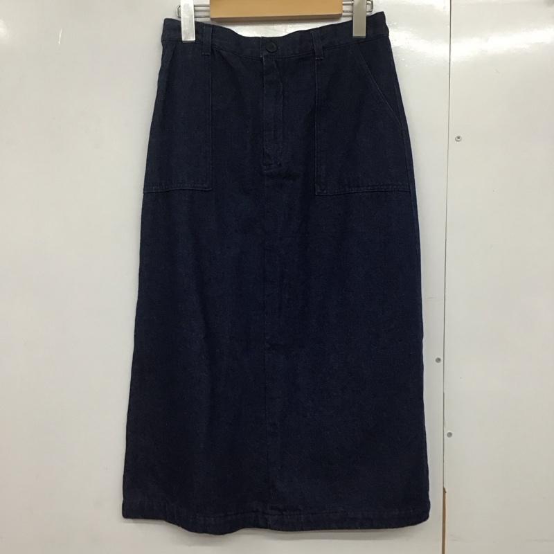 サマンサモスモス Samansa Mos2 スカート ロングスカート ロングスカート フレアスカート カジュアルスカート FREE 無地 インディゴ / インディゴ /  レディース USED 古着 中古 10145385