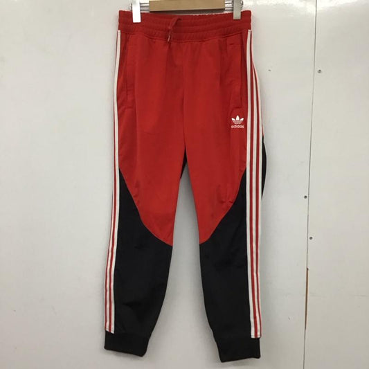 アディダス adidas パンツ ワークパンツ、ペインターパンツ ワイドパンツ カジュアルパンツ ジャージ ロゴ、文字 白 / ホワイト / X 黒 / ブラック / X 赤 / レッド /  メンズ USED 古着 中古 10133727