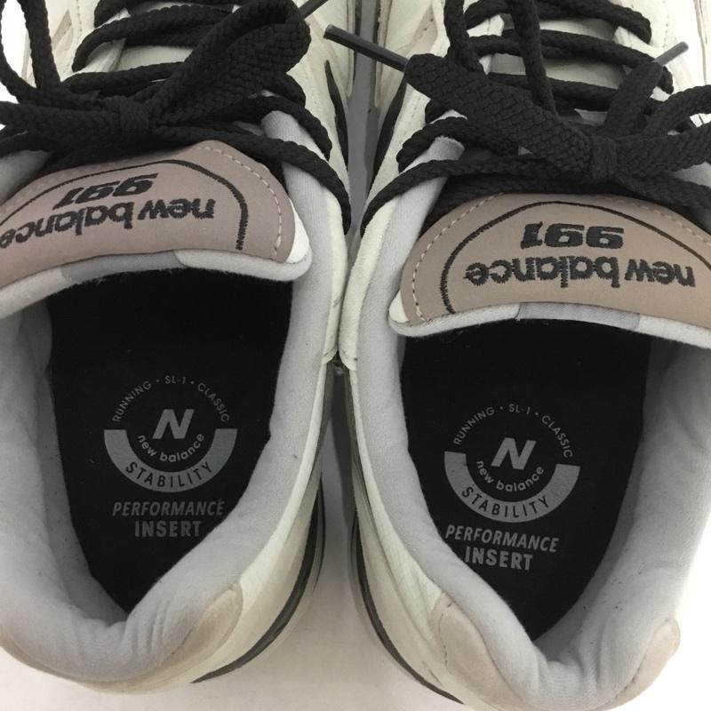 ニューバランス New Balance スニーカー スニーカー M991WIN USA11 イングランド製 箱有 US：10 ロゴ、文字 灰 / グレー / X 黒 / ブラック /  メンズ USED 古着 中古 10138828