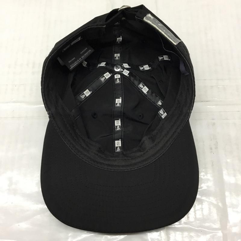 ニューエラ NEW ERA 帽子 キャップ POLIQUANT コラボレーション ロゴ、文字 黒 / ブラック /  メンズ USED 古着 中古 10110173
